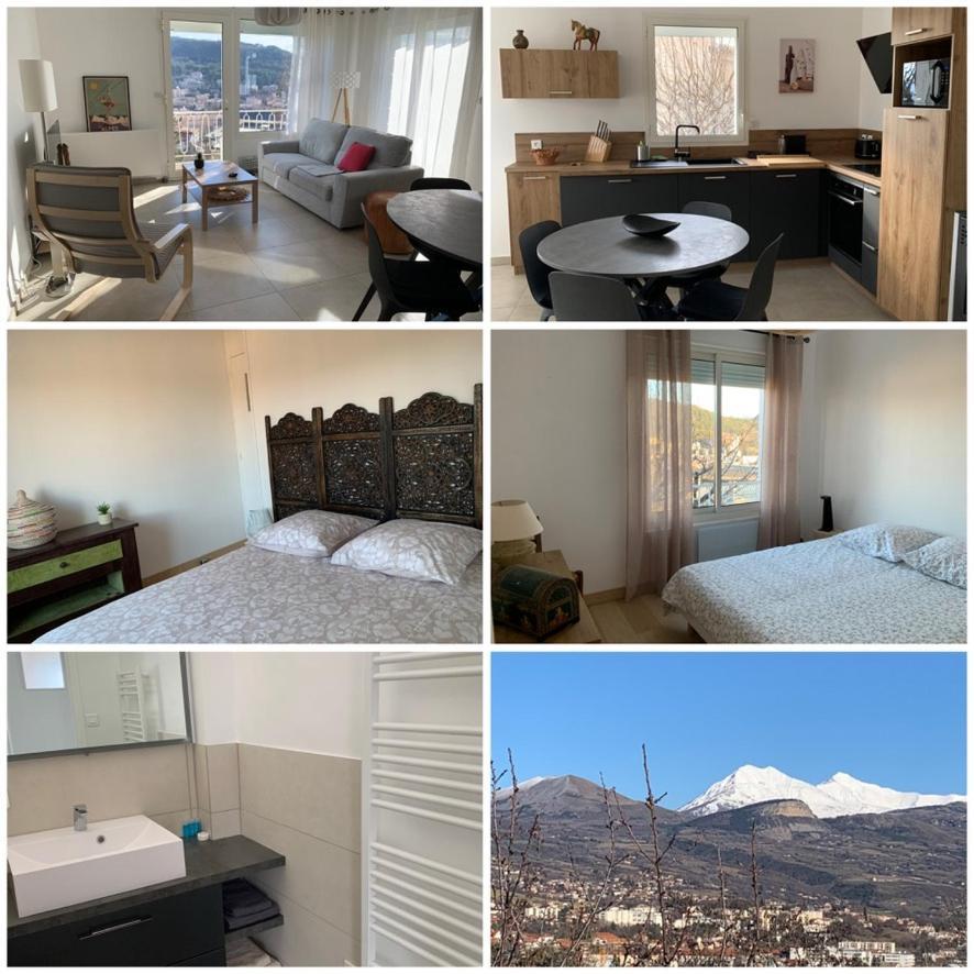 T4 Vue Imprenable Montagnes Et Ville Gap Dış mekan fotoğraf